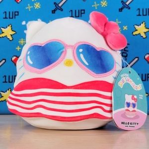 Squishmallow Hello Kitty w/ Sunglasses 7" UltraSoft Stuffed Animal Plush NWT